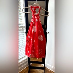 Backless beach dress/cover-up